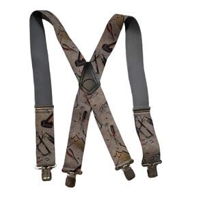 Men’s Tools Graphic Suspenders
